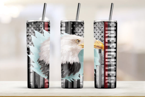 Eagle American 20oz Skinny Tumbler: Graphics & Print Templates