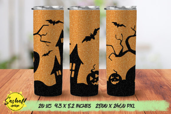 Halloween Tumbler Designs 20oz: Graphics & Print Templates