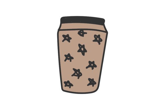 Hand Drawn Paper Coffee Cup Graphics