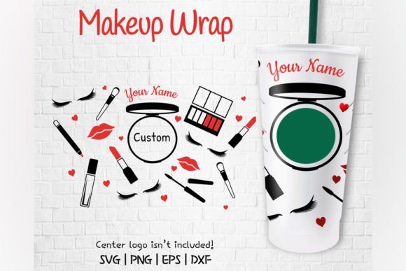 Make Up Design Venti Cold Cup 24 Oz Graphics and Crafts