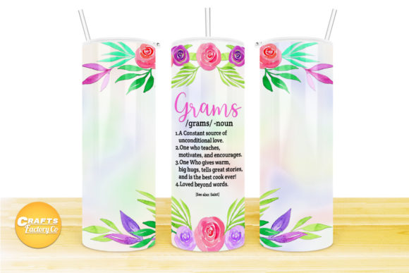 Skinny Tumbler Design Grams Definition