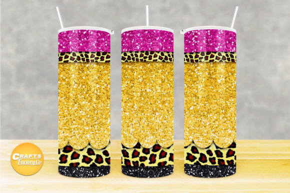 Skinny Tumbler Pencil Leopard No.4: Graphics for Crafts