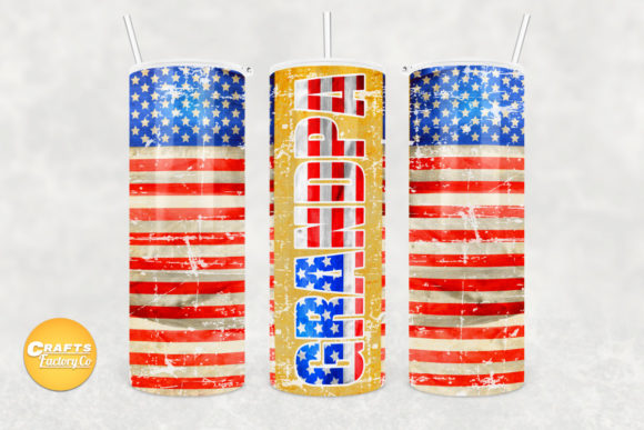 Skinny Tumbler Sublimation Grandpa: Graphics & Crafts