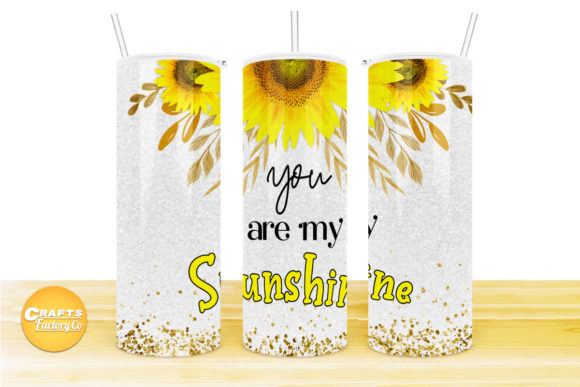 Skinny Tumbler Sublimation Sunflower: Graphics and Crafts